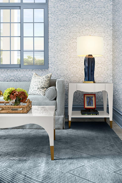 Medina Glossy White Lacquer Coffee Table