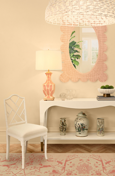 Laverne White Lacquer Console Table