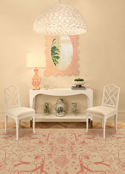 Laverne White Lacquer Console Table