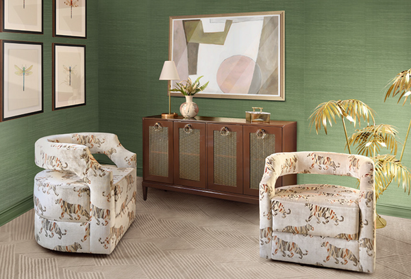 Marcella Glossy Chocolate Lacquer Foor Door Buffet