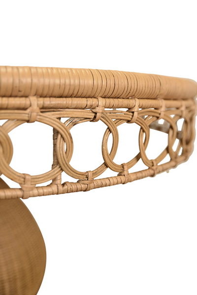 Gabrielle 40" Rattan Pedestal Dining Table