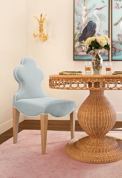 Gabrielle 40" Rattan Pedestal Dining Table