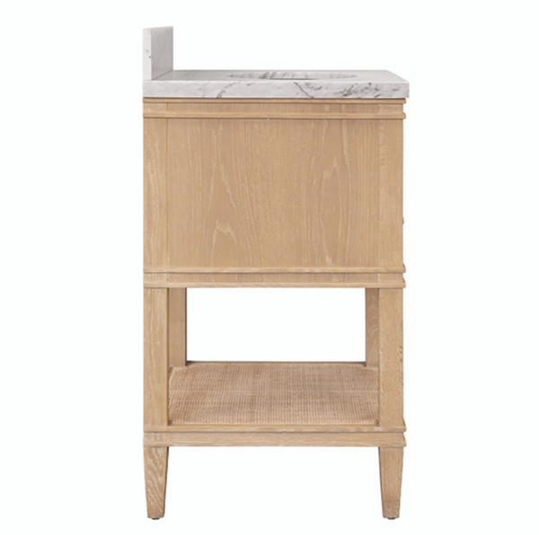 Cutler 24" Cerused Oak Single Sink Bath Vanity