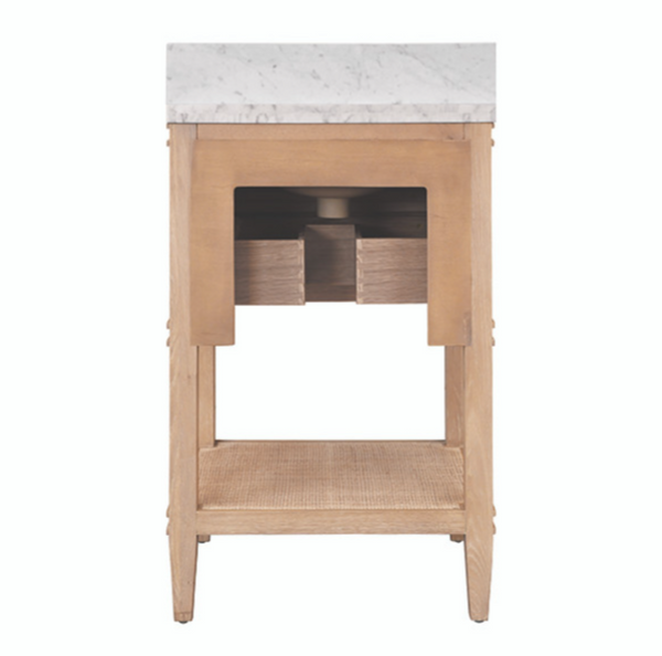 Cutler 24" Cerused Oak Single Sink Bath Vanity
