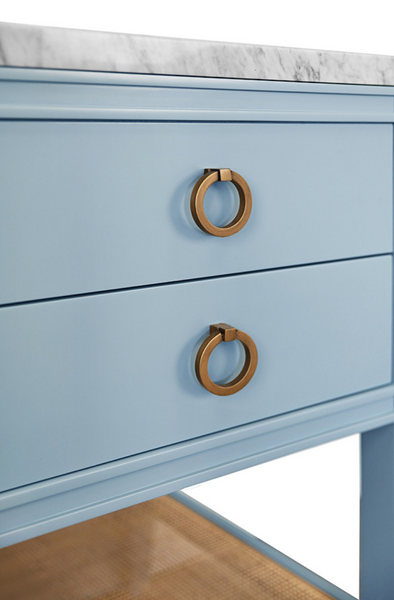 Cutler 24" Light Blue Single Sink Bath Vanity