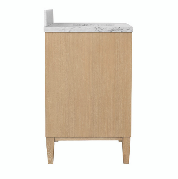 Odin 24" Fluted Cerused Oak Bath Vanity