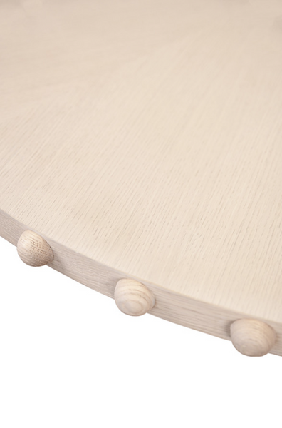 Lucian Round White Oak Dining Table