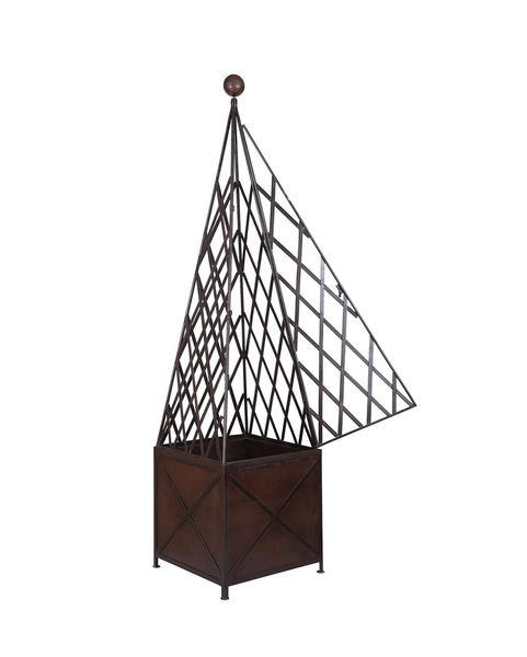 Cast Iron Large Topiary Obelisk - Matthew Izzo Collection