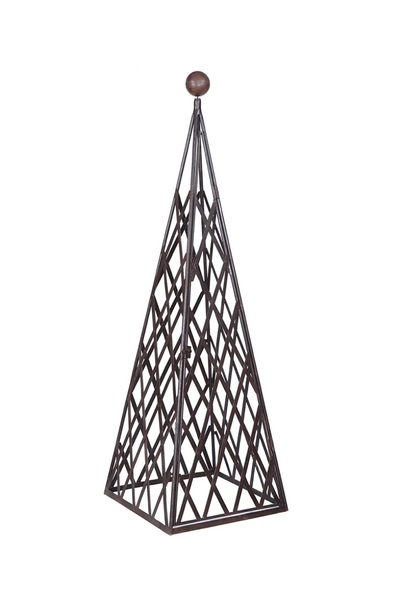 Cast Iron Large Topiary Obelisk - Matthew Izzo Collection