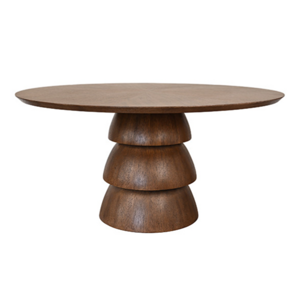 Callum Provincial Oak Round Dining Table