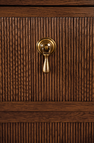 Pascal Provincial Brown Oak Chest of Drawers