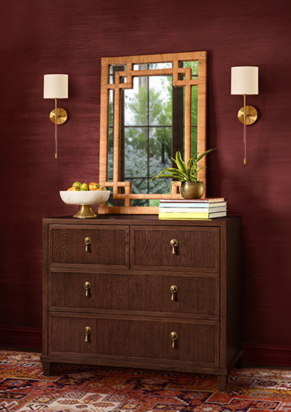 Pascal Provincial Brown Oak Chest of Drawers