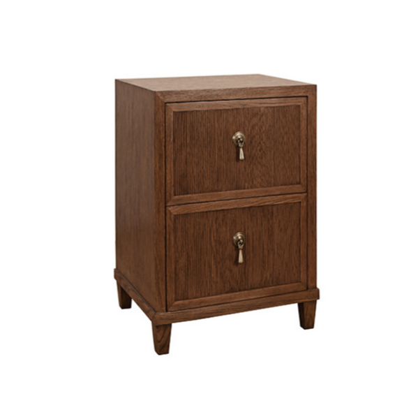Novalie Provincial Brown Oak Side Table