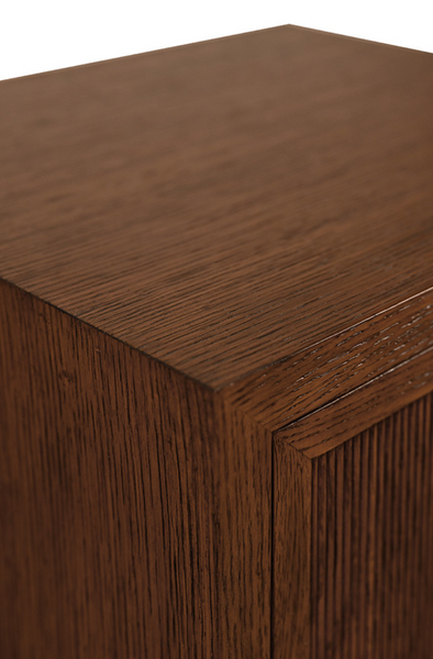 Novalie Provincial Brown Oak Side Table