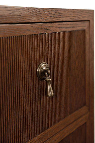 Novalie Provincial Brown Oak Side Table