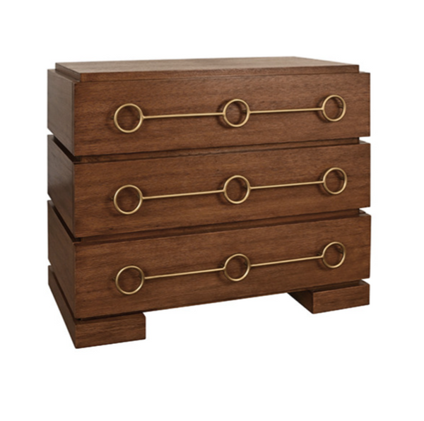 Roderick Provincial Brown Oak Chest of Drawers