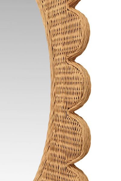 Lillian Woven Rattan Mirror