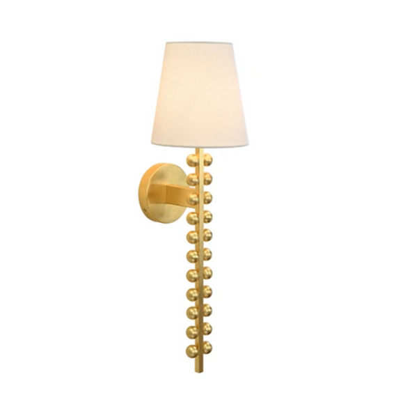 Gino Gold Leaf Wall Sconce