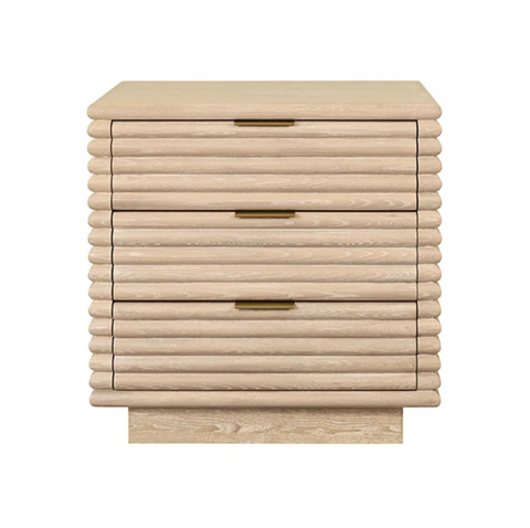Mateo Cerused Oak Side Table