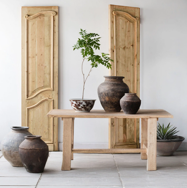 Vernacular Reclaimed Wood Dining Table - Matthew Izzo Collection