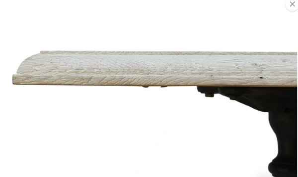 Avignon Lightly Distressed Square Oak Bistro Table - Matthew Izzo Collection