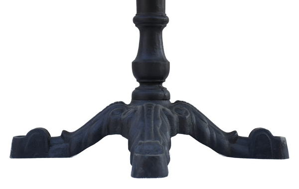 Avignon Lightly Distressed Square Oak Bistro Table - Matthew Izzo Collection