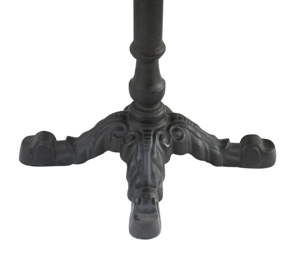 Avignon 40" Round Lightly Distressed White Oak Bistro Table - Matthew Izzo Collection