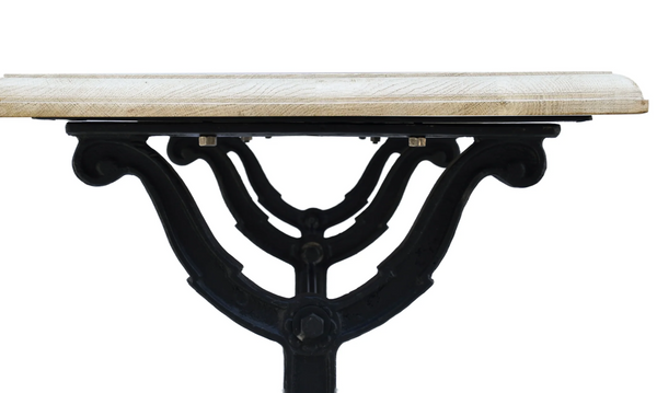 Avingnon Long Lightly Distressed White Oak Dining Table - Matthew Izzo Collection