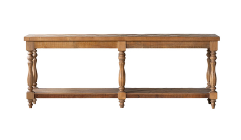 Bezier Recycled Pine Console Table - Matthew Izzo Collection