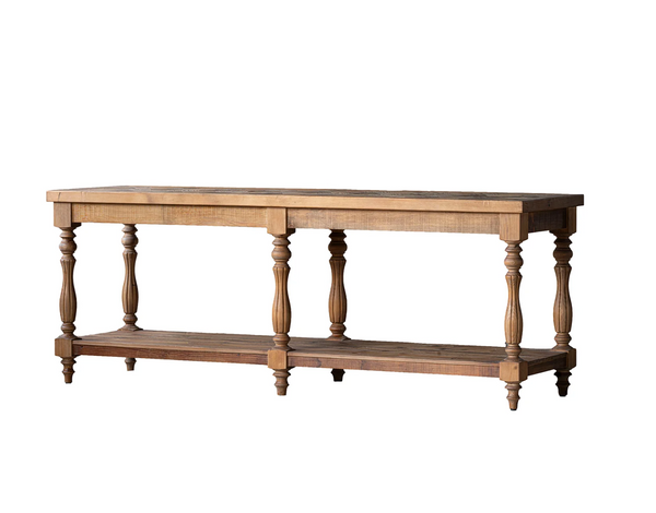 Bezier Recycled Pine Console Table - Matthew Izzo Collection