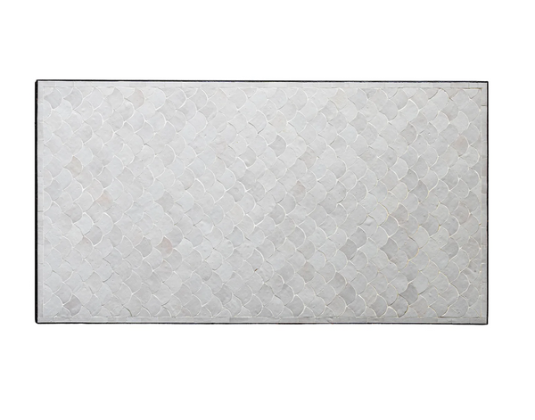 Moroccan Zellige Vanilla Tile Coffee Table - Matthew Izzo Collection