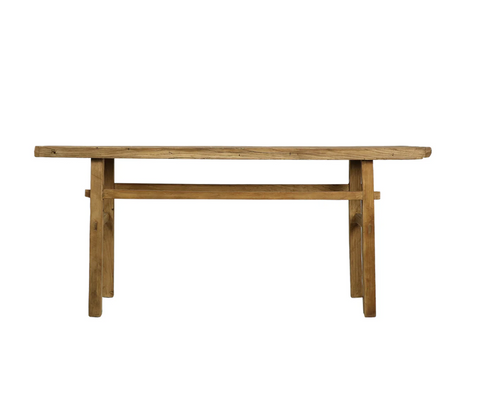 Reclaimed Wood Large Village Console Table - Matthew Izzo Collection