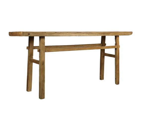 Reclaimed Wood Large Village Console Table - Matthew Izzo Collection