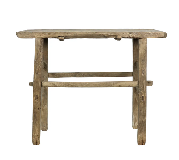 Reclaimed Wood Small Village Side Table - Matthew Izzo Collection