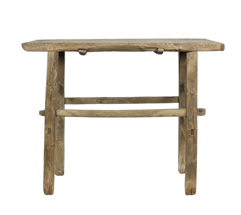 Reclaimed Wood Small Village Side Table - Matthew Izzo Collection