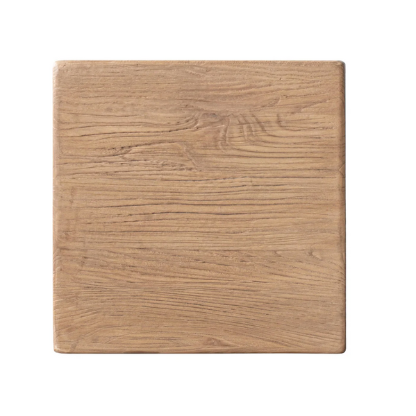 Reclaimed Elm Wood Taverna Side Table/Seat - Matthew Izzo Collection