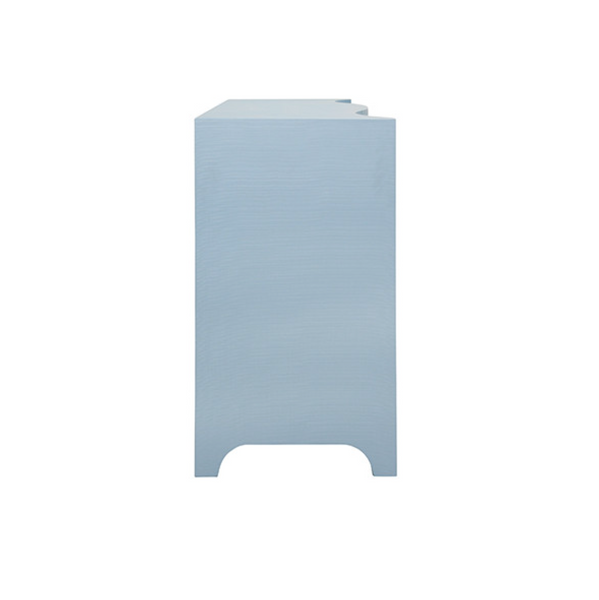 Paulina Light Blue Textured Linen Buffet