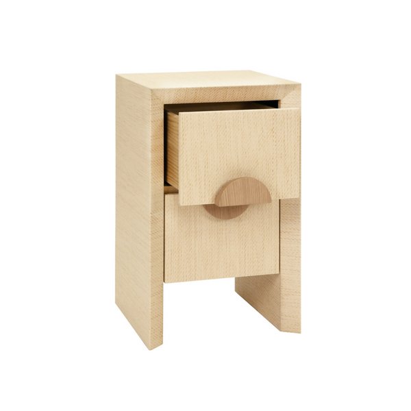 Parker Natural Grasscloth Side Table