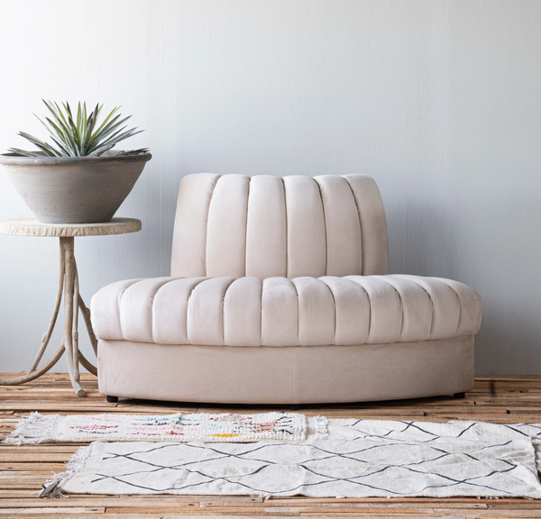 Estelle Oatmeal Modular Sofa: Straight, Curved, or Outside Corner - Matthew Izzo Collection