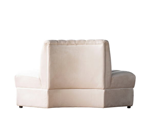 Estelle Oatmeal Modular Sofa: Straight, Curved, or Outside Corner - Matthew Izzo Collection