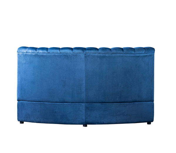 Estelle Navy Modular Sofa: Straight, Corner, or Outside Corner - Matthew Izzo Collection