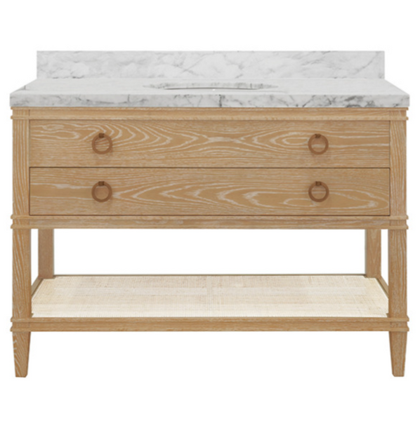 Cutler 48" Single Sink Bath Vanity - Two Finish Options