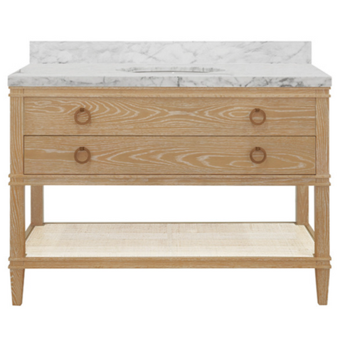 Cutler 48" Single Sink Bath Vanity - Two Finish Options
