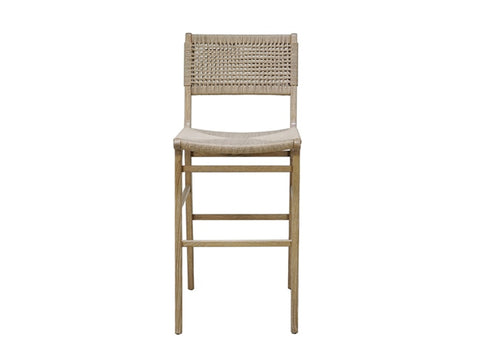 Worlds Away Carson Oak Bar Stool - Matthew Izzo Home