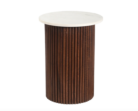 Metz Retro Pedestal Table - Matthew Izzo Collection - Matthew Izzo Home