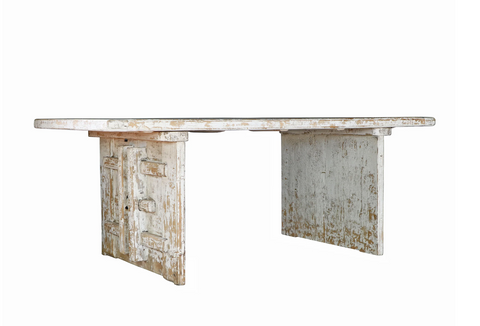 Salvaged Vintage Door Dining Table - Matthew Izzo Collection - Matthew Izzo Home