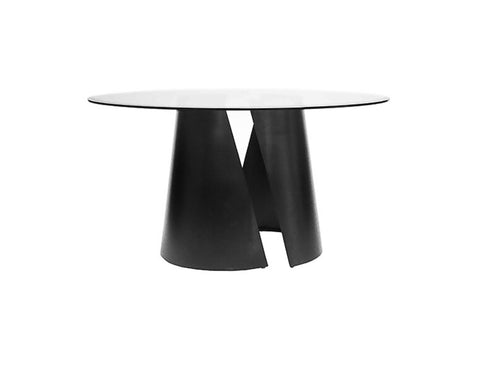 Worlds Away Portia Black 48” Dining Table - Matthew Izzo Home