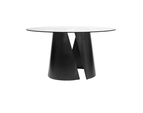 Worlds Away Portia Black 54” Dining Table - Matthew Izzo Home