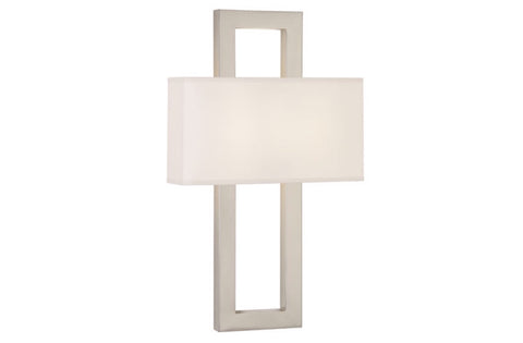 Robert Abbey Doughnut Modern Silver Wall Sconce - Matthew Izzo Home